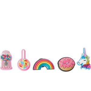 Crocs Jibbitz Girls’ Favorites Shoe Charm Packs(Everything Nice 5-Pack)