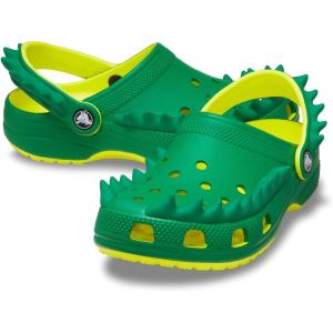 Crocs Kids’ Classic I AM Clogs(Acidity/Green Ivy)