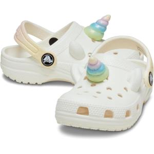Crocs Kids Classic I am Clogs (Little Kid/Big Kid)(Chalk/Unicorn)