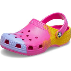 Crocs Unisex-Child Classic Watercolor Marbled Clog(Juice/Multi Ombre)