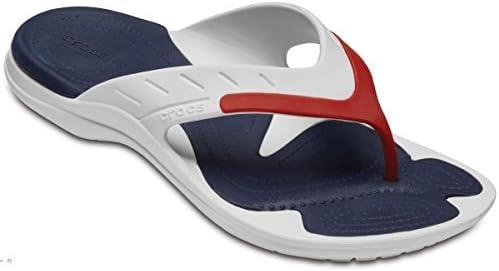 image:imageCrocs Athens Thong SandalWhite Red Navy