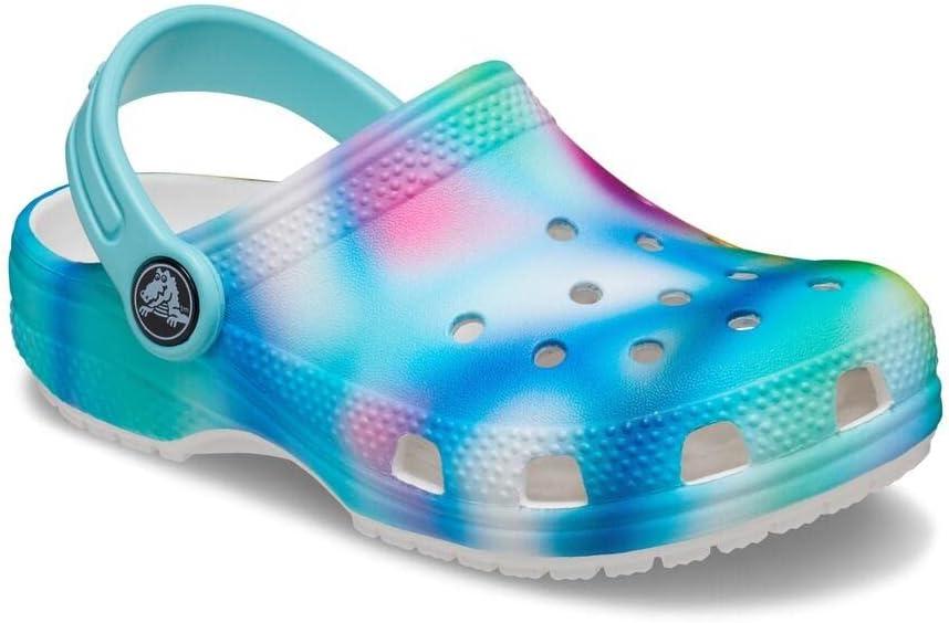 image:imageCrocs Kids Classic Tie Dye ClogsPastel Solar Rainbow