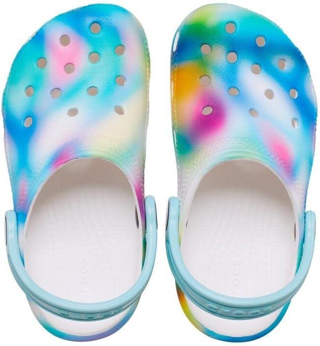 image:imageCrocs Kids Classic Tie Dye ClogsPastel Solar Rainbow