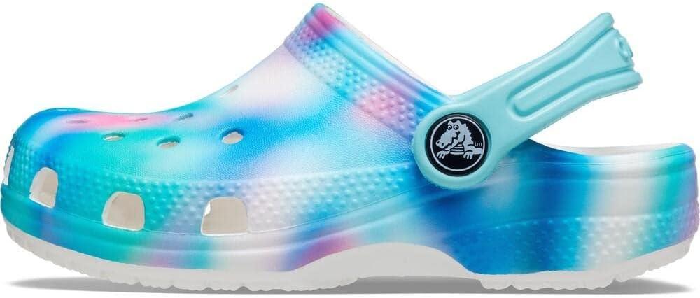 image:imageCrocs Kids Classic Tie Dye ClogsPastel Solar Rainbow