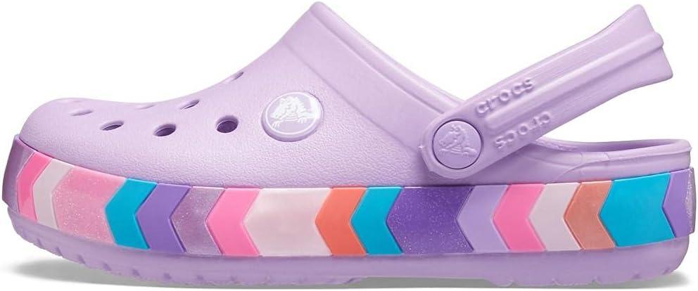 image:imageCrocs Kids Crocband Chevron ClogOrchid