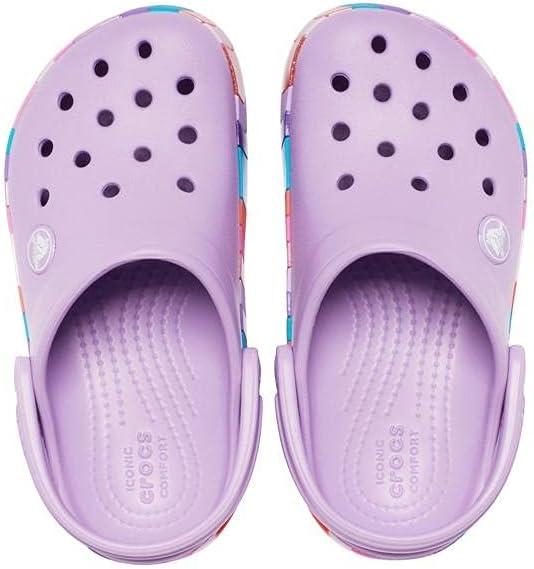 image:imageCrocs Kids Crocband Chevron ClogOrchid