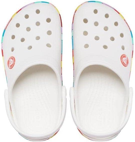 image:imageCrocs Kids Crocband Chevron ClogWhite