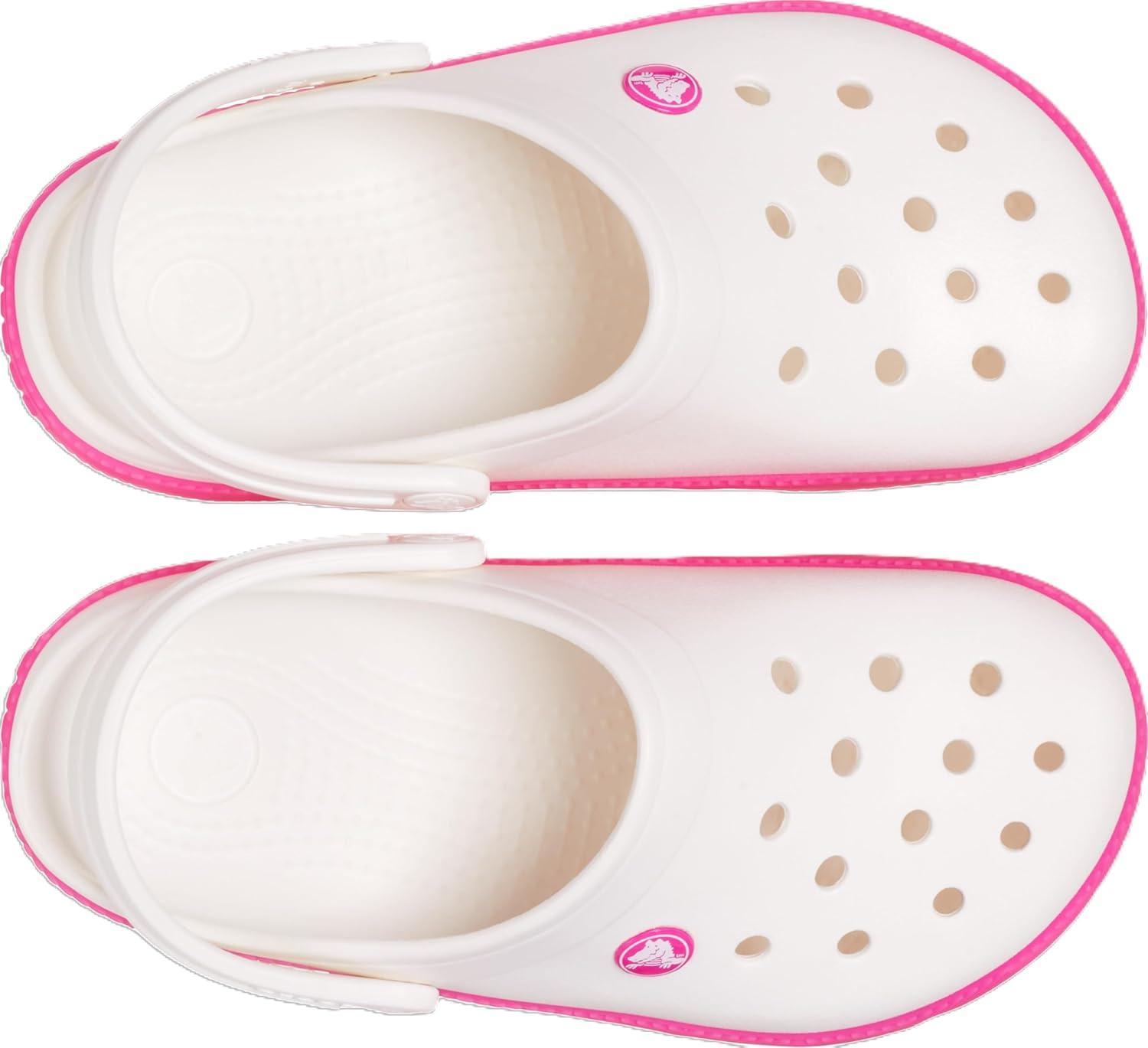 image:imageCrocs Kids Crocband Chevron ClogWhitePink Crush