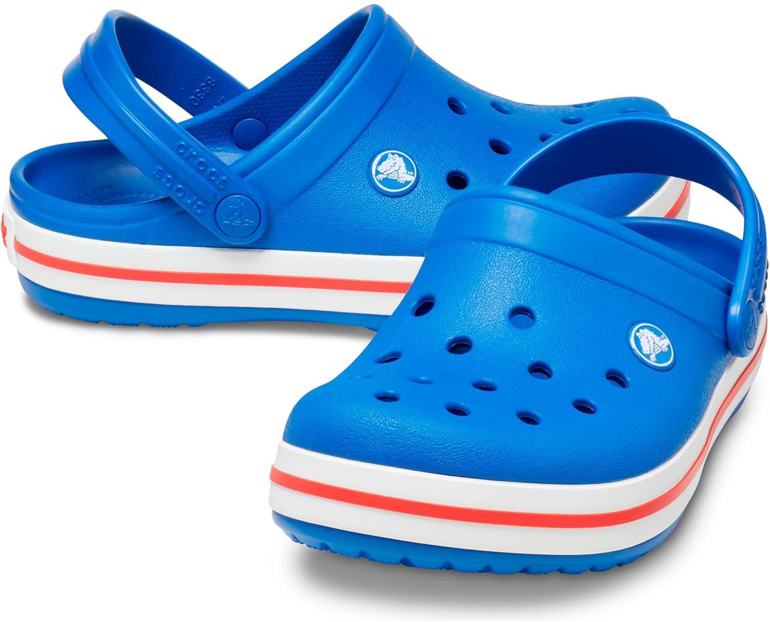 image:imageCrocs Kids Crocband Lightweight SlipOn ClogsBlue Bolt
