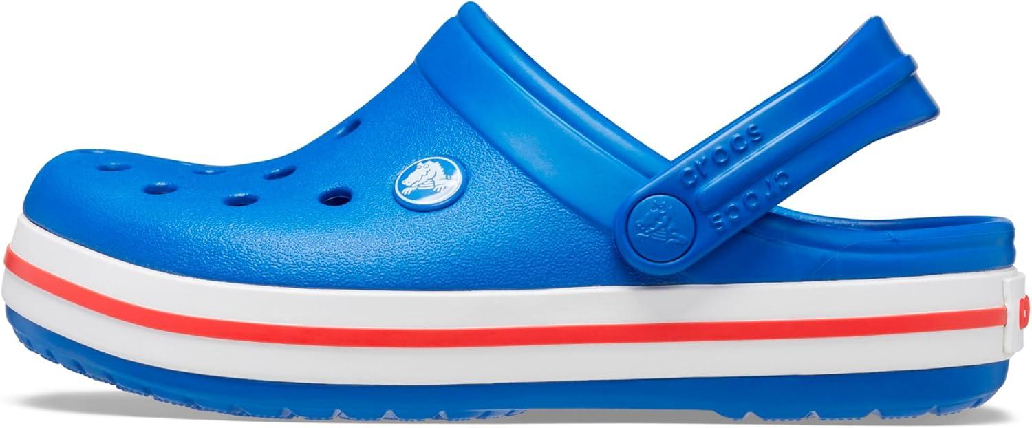 image:imageCrocs Kids Crocband Lightweight SlipOn ClogsBlue Bolt