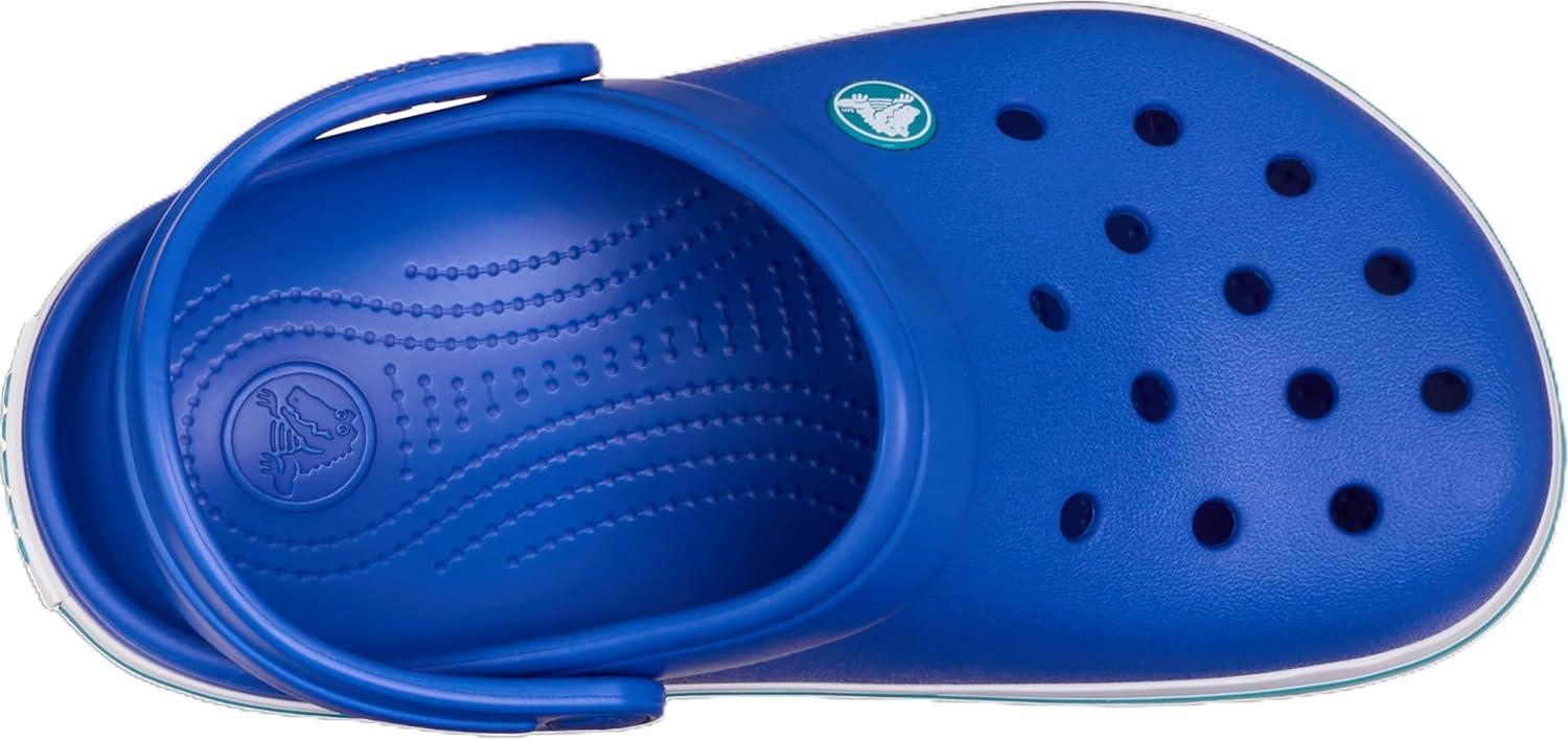 image:imageCrocs Kids Crocband Lightweight SlipOn ClogsBlue BoltTurbo Teal