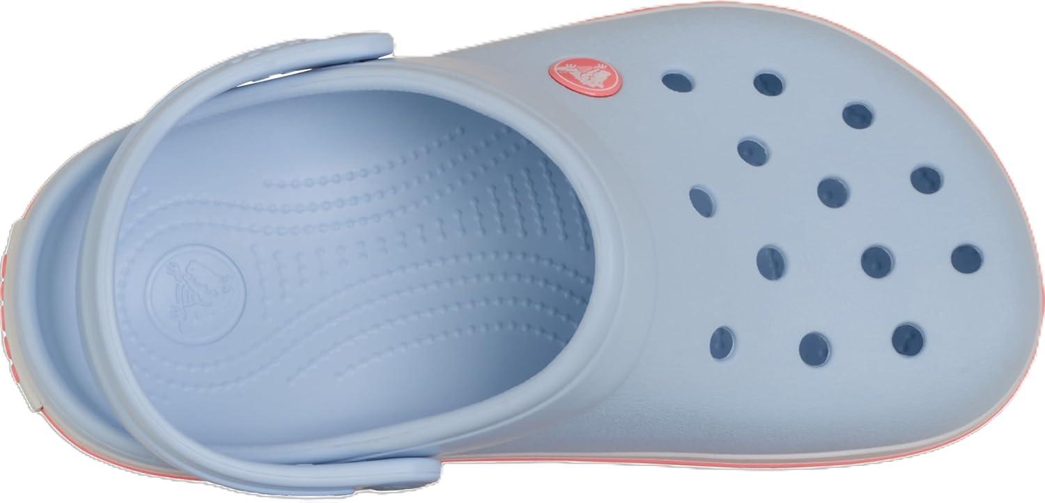 image:imageCrocs Kids Crocband Lightweight SlipOn ClogsBlue FrostGuava