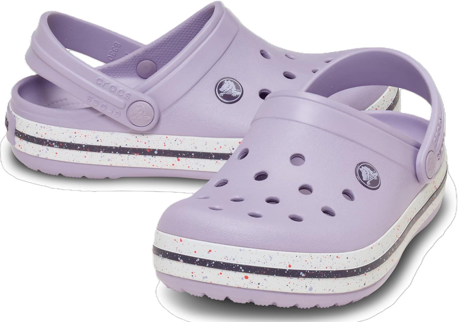 image:imageCrocs Kids Crocband Lightweight SlipOn ClogsLavender