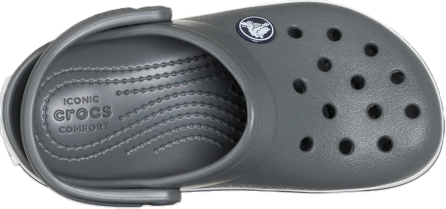 image:imageCrocs Kids Crocband Lightweight SlipOn ClogsSlate GreyNavy