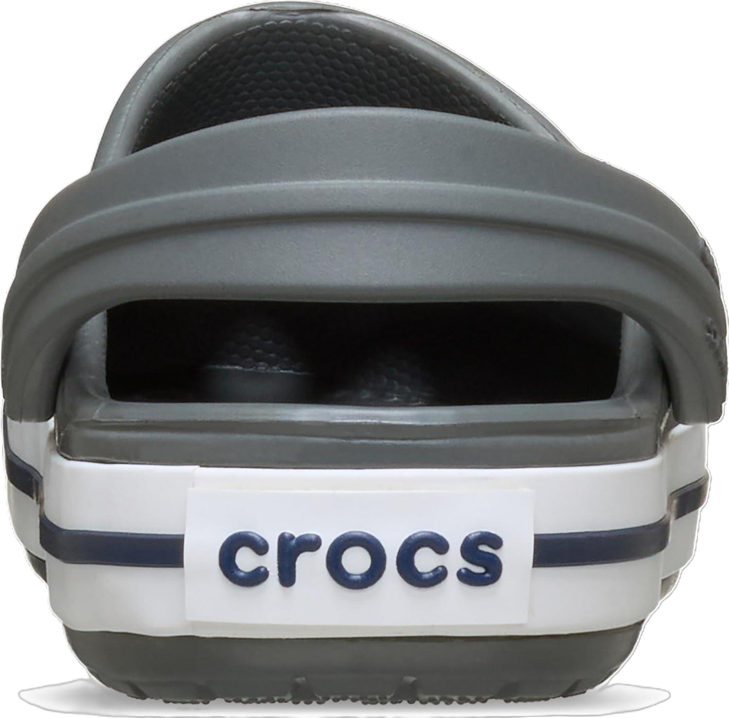 image:imageCrocs Kids Crocband Lightweight SlipOn ClogsSlate GreyNavy