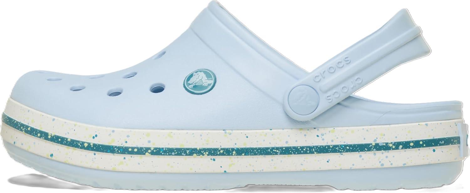 image:imageCrocs Kids Crocband Lightweight SlipOn ClogsSpeckled Blue Frost