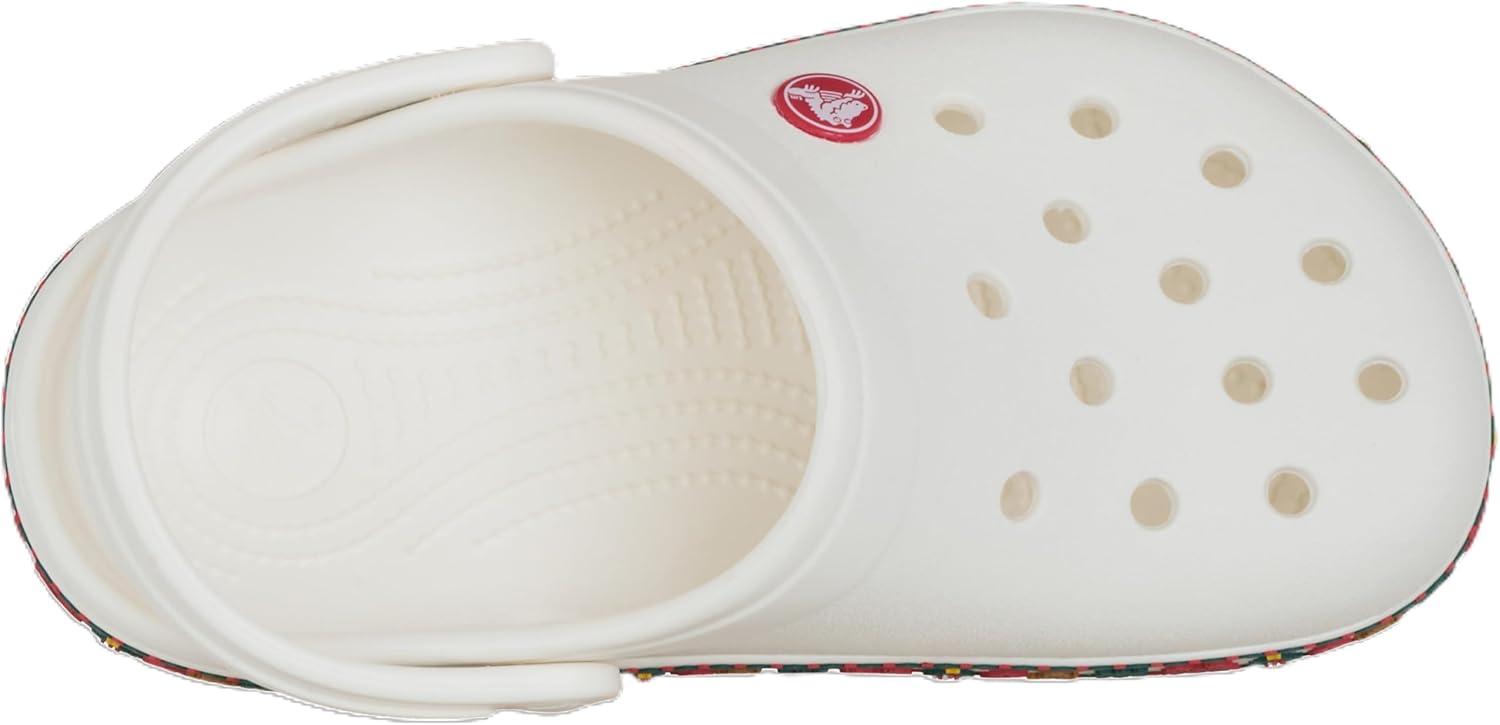 image:imageCrocs Kids Crocband Lightweight SlipOn ClogsWhite Holiday