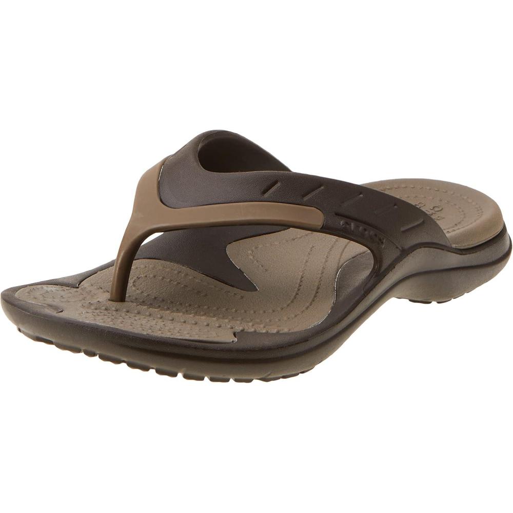 image:imageCrocs Athens Thong SandalBrown Espresso Walnut 23b