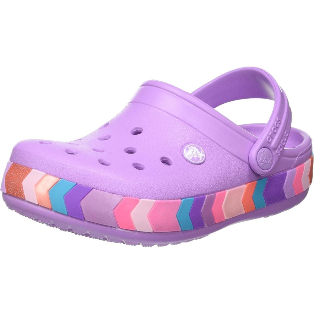 image:imageCrocs Kids Crocband Chevron ClogOrchid