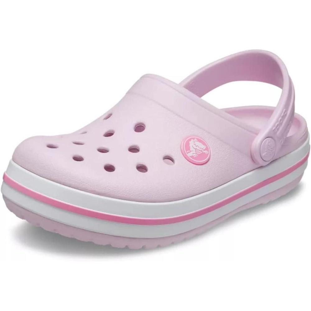 image:imageCrocs Kids Crocband Lightweight SlipOn ClogsBallerina Pink