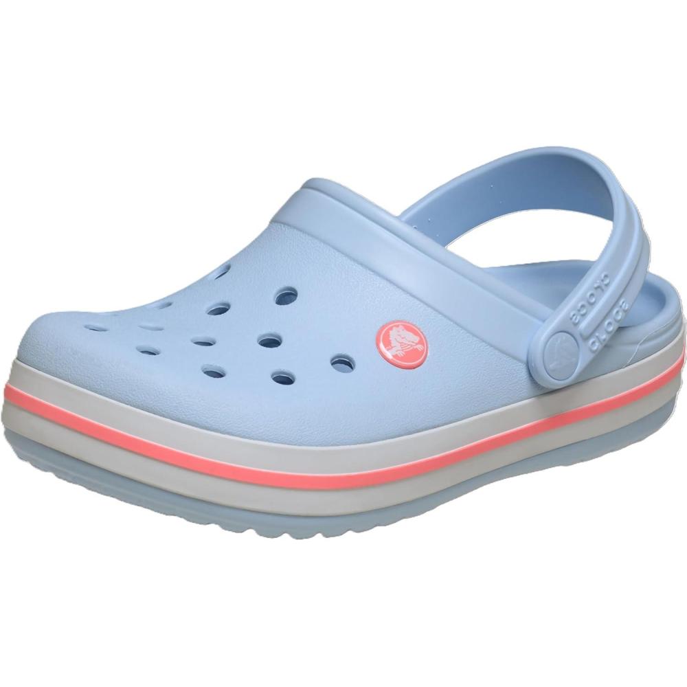 image:imageCrocs Kids Crocband Lightweight SlipOn ClogsBlue FrostGuava
