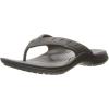 Crocs Athens Thong Sandal(Black Black Graphite 02s)