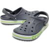 Crocs Athens Thong Sandal(Charcoal/Volt Green)