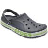 Crocs Athens Thong Sandal(Charcoal/Volt Green)