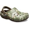 Crocs Athens Thong Sandal(Green Camo Dark Camo Green 999)