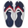 Crocs Athens Thong Sandal(White Red Navy)