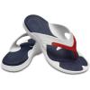 Crocs Athens Thong Sandal(White Red Navy)