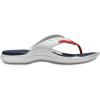 Crocs Athens Thong Sandal(White Red Navy)