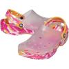 Crocs Kids’ Classic Clogs(White/Multi Marbled)