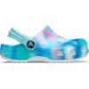 Crocs Kids’ Classic Tie Dye Clogs(Pastel Solar Rainbow)
