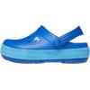 Crocs Kids’ Crocband Chevron Clog(Blue Bolt/Venetian Blue)