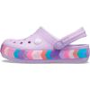 Crocs Kids’ Crocband Chevron Clog(Orchid)