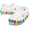 Crocs Kids’ Crocband Chevron Clog(White)