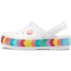 Crocs Kids’ Crocband Chevron Clog(White)