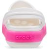 Crocs Kids’ Crocband Chevron Clog(White/Pink Crush)