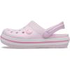 Crocs Kids Crocband Lightweight Slip-On Clogs(Ballerina Pink)
