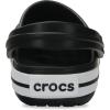 Crocs Kids Crocband Lightweight Slip-On Clogs(Black/White)