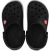 Crocs Kids Crocband Lightweight Slip-On Clogs(Black/White)