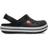 Crocs Kids Crocband Lightweight Slip-On Clogs(Black/White)