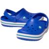 Crocs Kids Crocband Lightweight Slip-On Clogs(Blue Bolt/Turbo Teal)