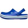 Crocs Kids Crocband Lightweight Slip-On Clogs(Blue Bolt/Turbo Teal)
