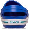 Crocs Kids Crocband Lightweight Slip-On Clogs(Blue Bolt/Turbo Teal)