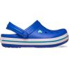 Crocs Kids Crocband Lightweight Slip-On Clogs(Blue Bolt/Turbo Teal)