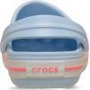 Crocs Kids Crocband Lightweight Slip-On Clogs(Blue Frost/Guava)