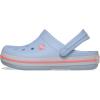 Crocs Kids Crocband Lightweight Slip-On Clogs(Blue Frost/Guava)