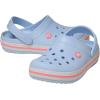 Crocs Kids Crocband Lightweight Slip-On Clogs(Blue Frost/Guava)